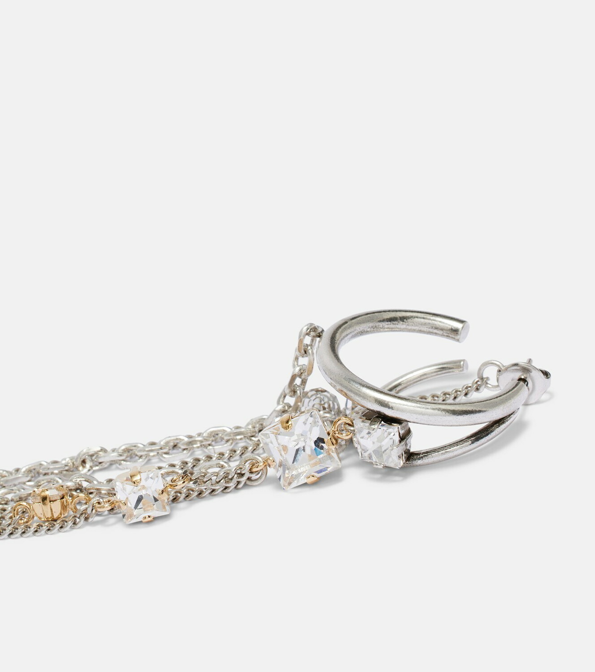 Isabel Marant Embellished single hoop earring