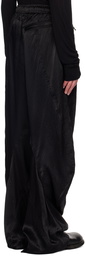 Julius Black Dimensional Wide Trousers