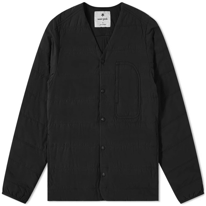 Photo: Snow Peak Flexible Insulated Cardigan in Black