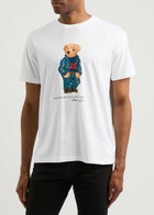 Polo Ralph Lauren Bear and Logo-print Cotton T-shirt White