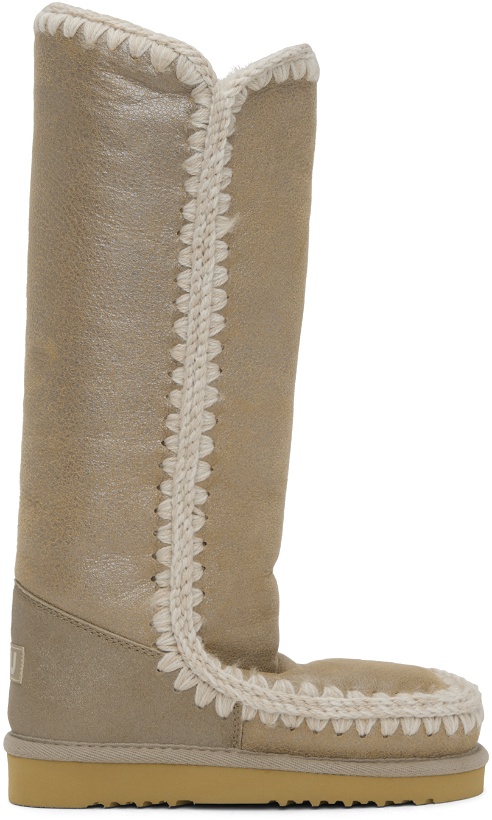 Photo: Mou Beige 40 Shearling Boots