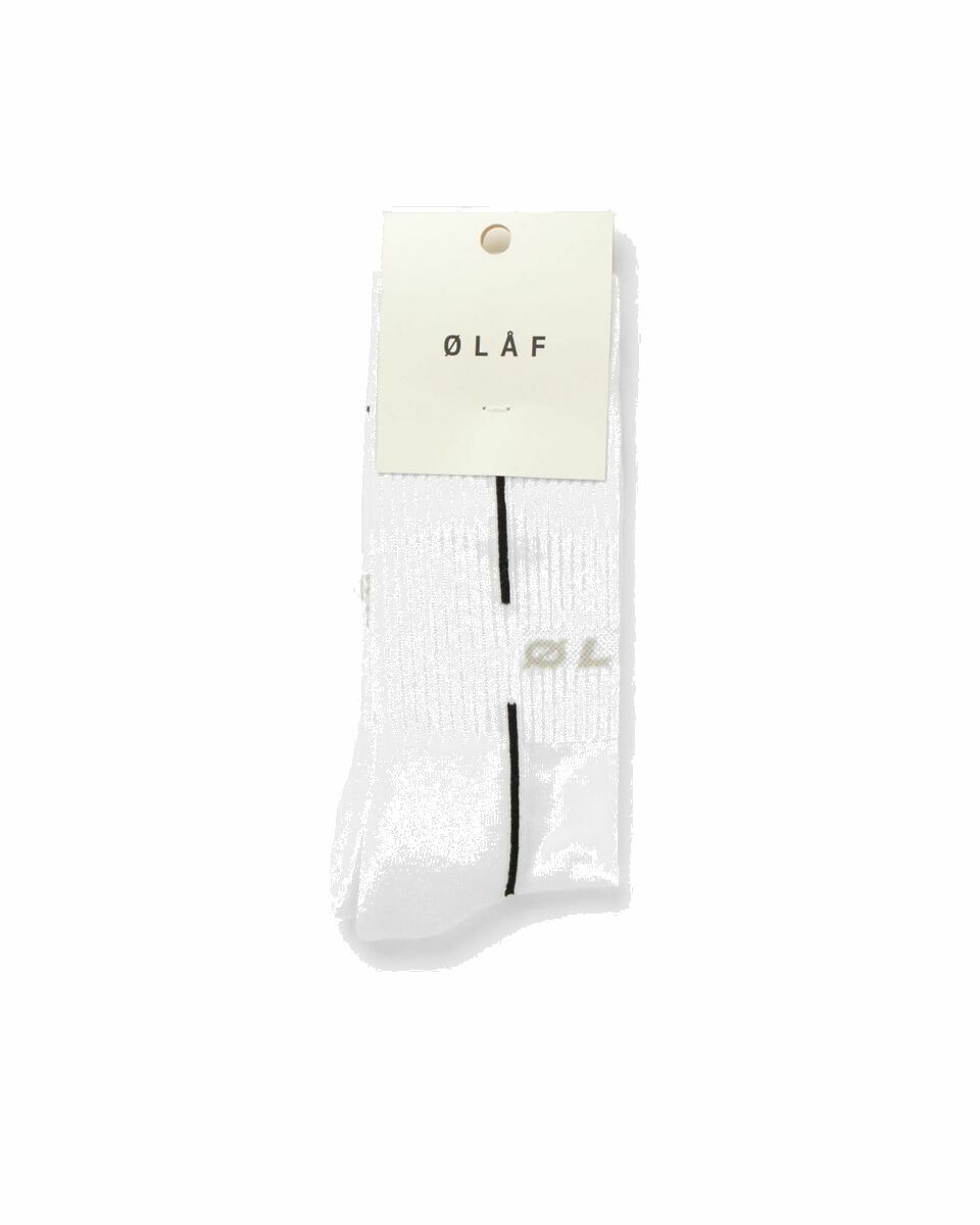 Photo: ølåf Sporty Socks White - Mens - Socks