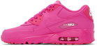Nike Kids Pink Air Max 90 LTR Big Kids Sneakers