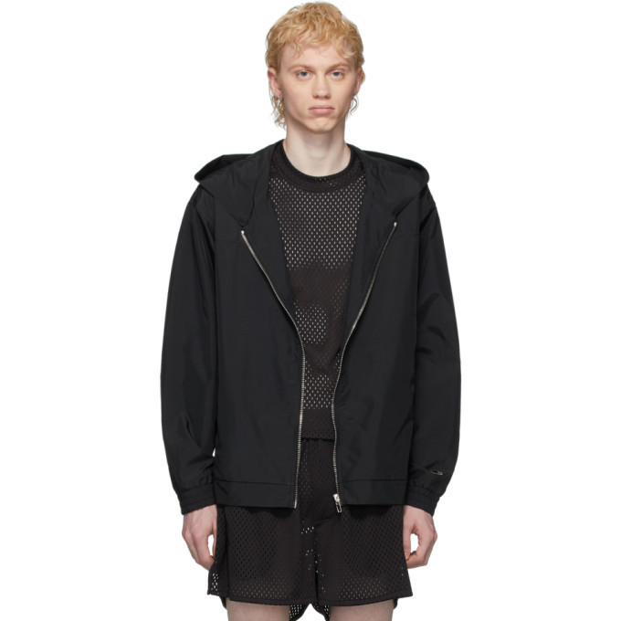 Photo: Rick Owens Black Champion Edition Hooded Jacket