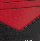 Givenchy - Logo-Print Colour-Block Leather Zip-Around Cardholder - Black
