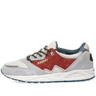 Karhu Men's Aria Sneakers in Dawn Blue/Hot Sauce