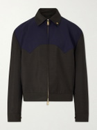Versace - Wool and Mohair-Blend Blouson Jacket - Brown
