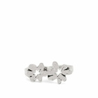 TwoJeys Flower Knuckle Ring in Silver