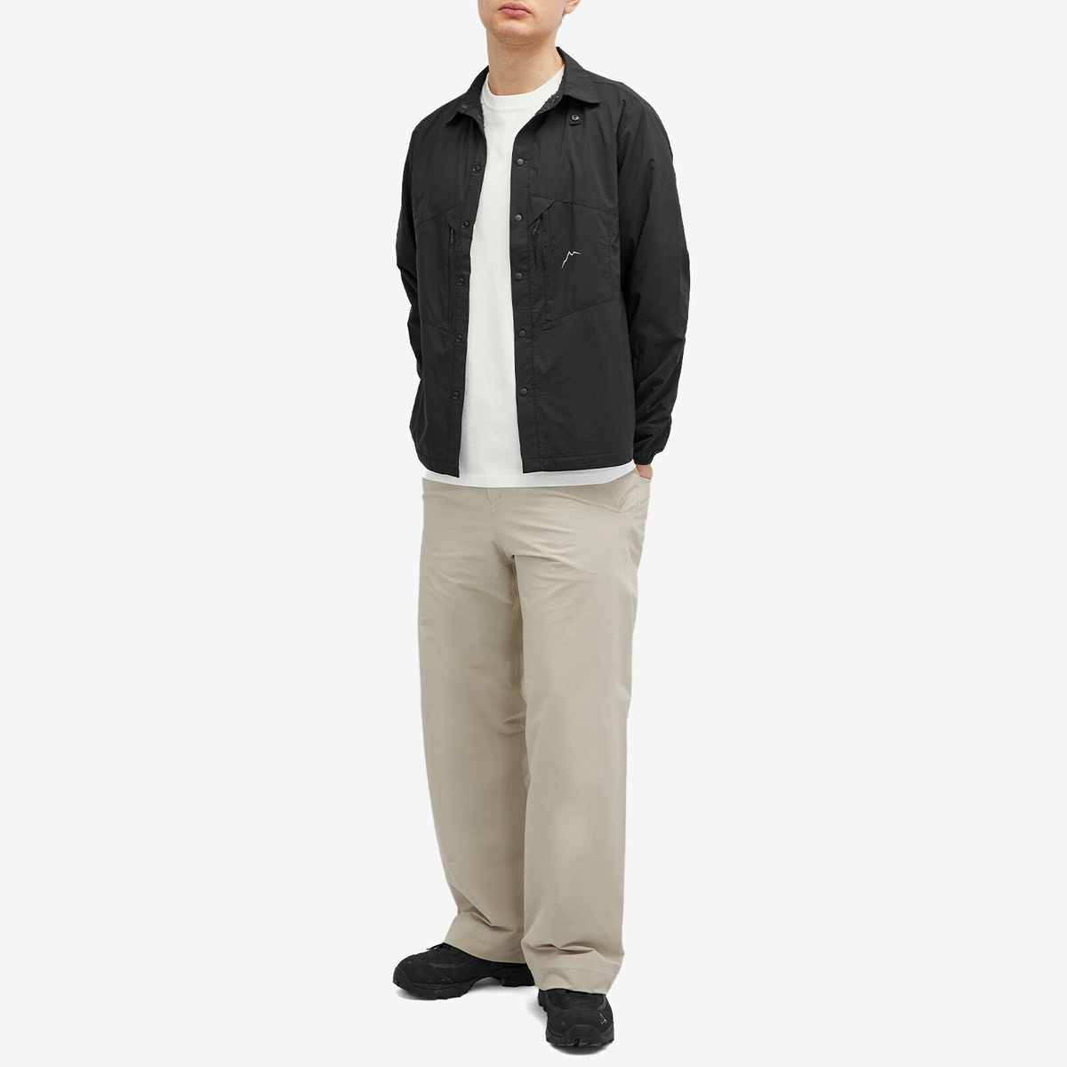 CAYL Men's Alpha Fleece Hiker Shirt in Black