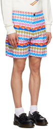 EGONlab Multicolor Printed Shorts