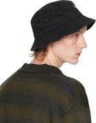 Stüssy Black Stock Bucket Hat