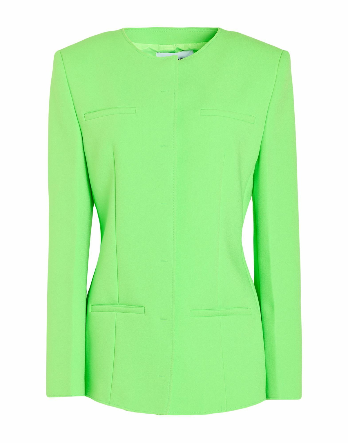 Msgm Womens Blazer Light in Green