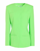 Msgm Womens Blazer Light in Green