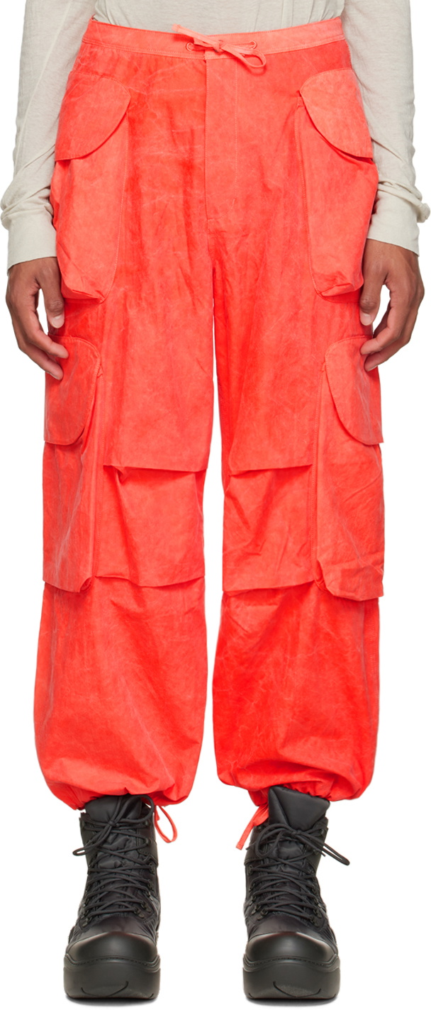 Entire Studios Red Gocar Cargo Pants Entire Studios