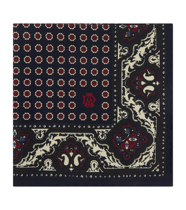 Photo: Dunhill Printed silk pocket square