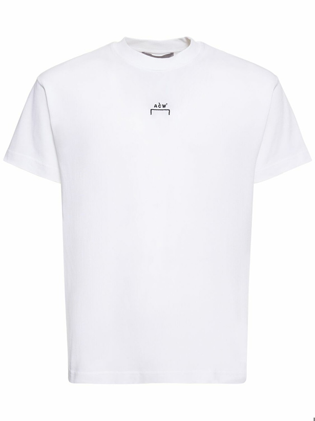 Photo: A-COLD-WALL* - Logo Print Cotton Jersey T-shirt