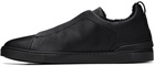 ZEGNA Black Triple Stitch™ Sneakers