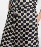 'S Max Mara Ronchi printed silk jumpsuit
