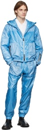 Moncler Grenoble Blue Ripstop Track Jacket