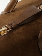TOM FORD - Leather-Trimmed Suede Duffle Bag