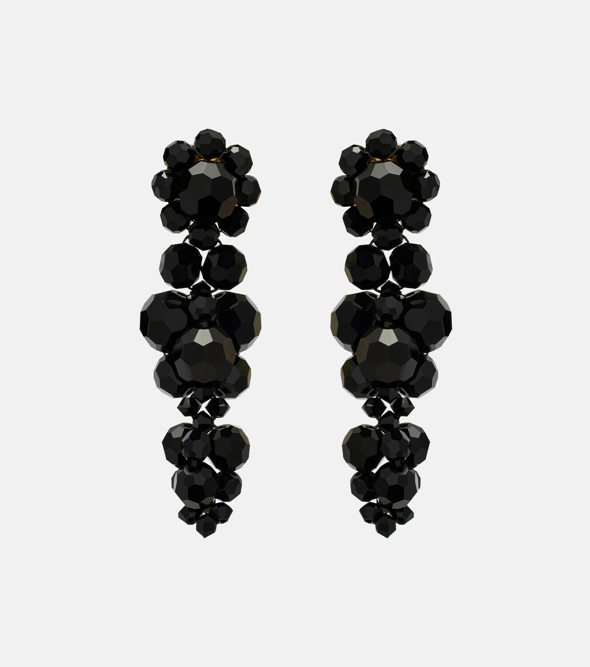 Simone Rocha Crystal-embellished drop earrings