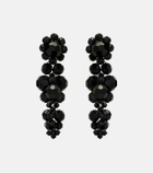 Simone Rocha Crystal-embellished drop earrings