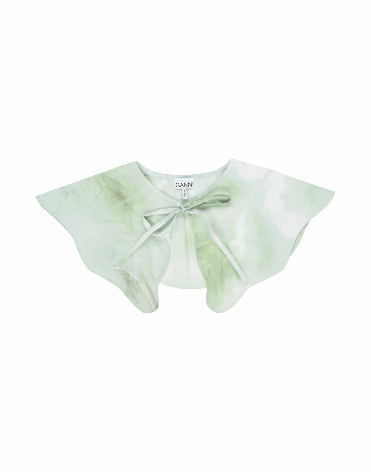 Ganni Womens Scarf Light in Green