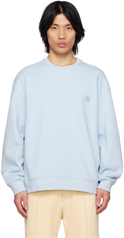 Photo: Solid Homme Blue Embroidered Sweatshirt
