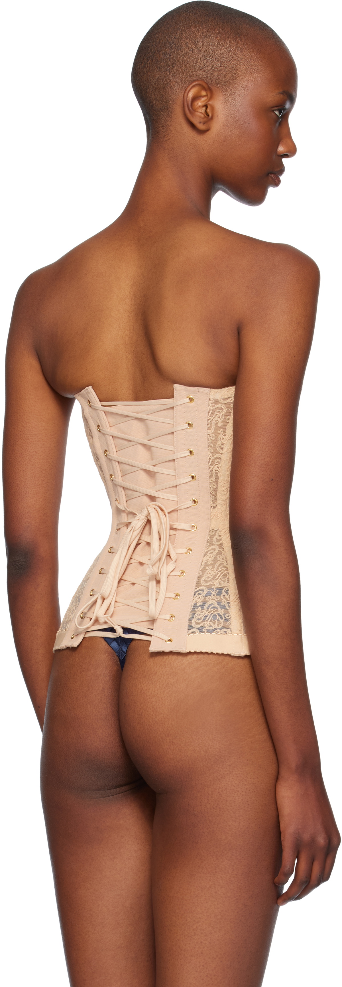 Agent Provocateur Beige Mercy Corset