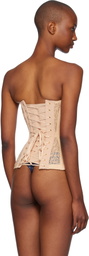 Agent Provocateur Beige Mercy Corset