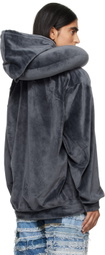doublet Navy Neck Pillow Hoodie