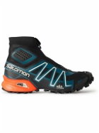 Salomon - Snowcross Advanced Rubber-Trimmed Mesh Running High-Top Sneakers - Black