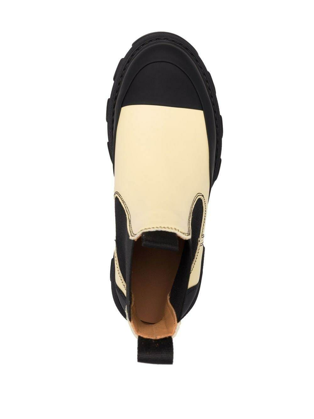 GANNI - Leather Chelsea Boots