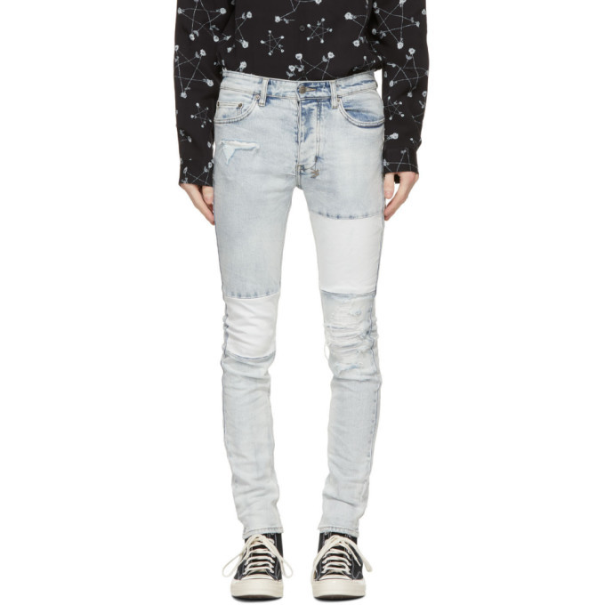 Photo: Ksubi Blue Paneled Chitch Jeans