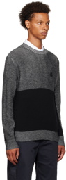 Moncler Gray Rib Sweater