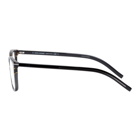 Dior Homme Tortoiseshell and Grey BlackTie265 Optical Glasses