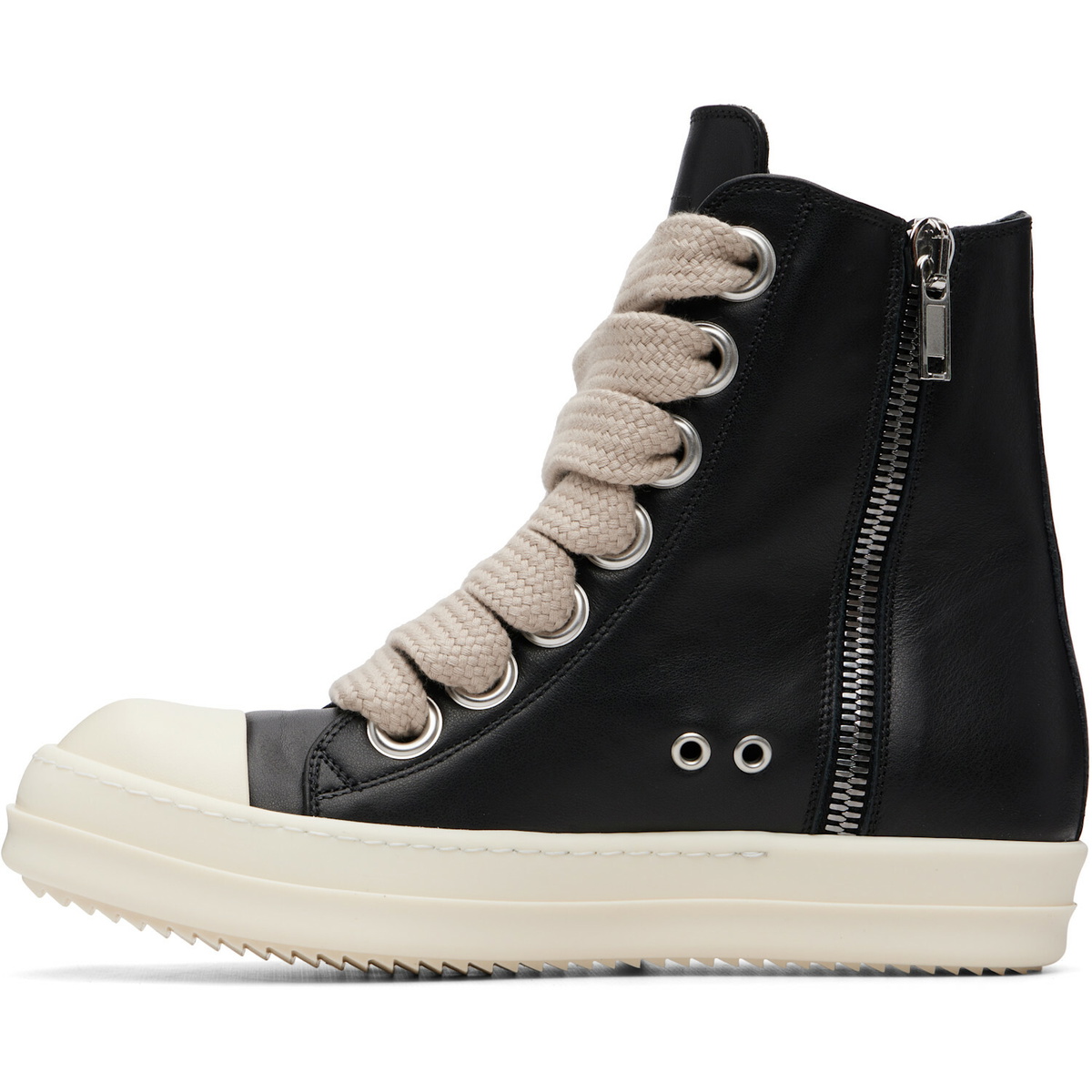 Rick Owens Black Tower Jumbolace Sneaks Sneakers