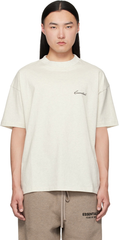 Photo: Fear of God ESSENTIALS Off-White Classic T-shirt