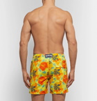 Vilebrequin - Moorea Mid-Length Printed Swim Shorts - Men - Yellow