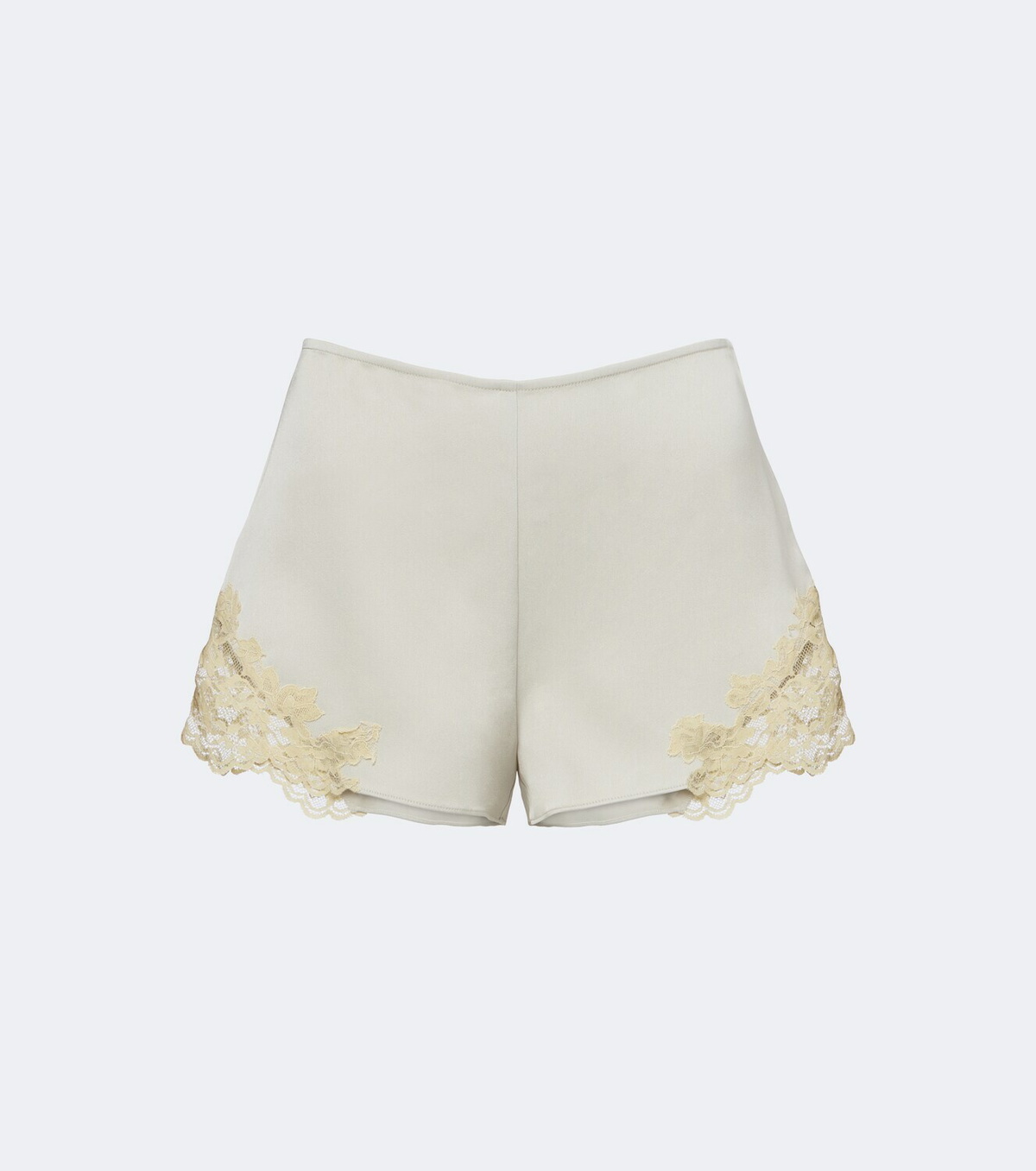 De La Vali Reparo lace-trimmed crêpe shorts