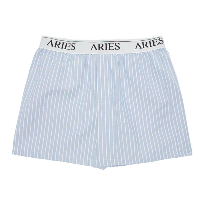 Photo: Aries Blue Narrow Stripe Boxers