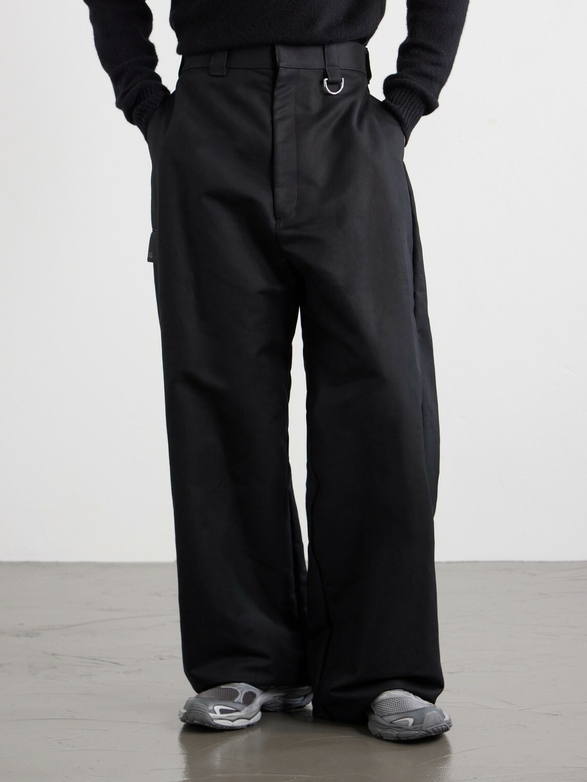 Balenciaga - Straight-Leg Cotton-Gabardine Trousers - Black Balenciaga