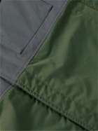 Orlebar Brown - Seeker Colour-Block Padded Nylon and Cotton-Blend Shirt Jacket - Gray