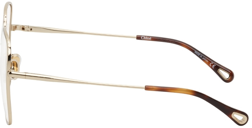 Chloé Gold Square Glasses