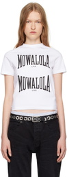 Mowalola White Double Sweat T-shirt
