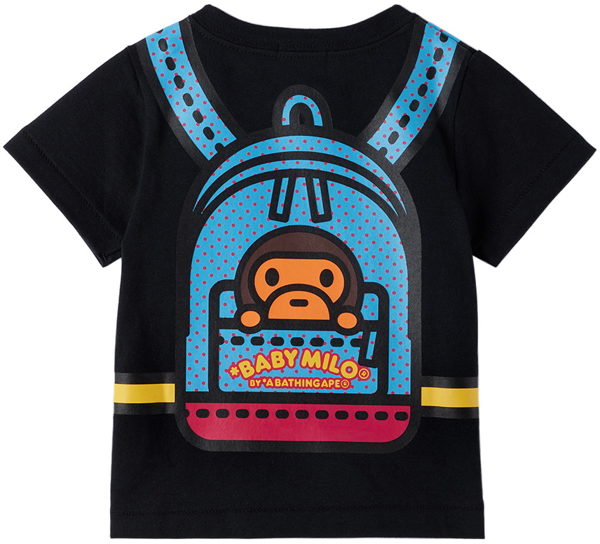 BAPE Baby Black Baby Milo Daypack T-Shirt A Bathing Ape