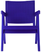 temporary.company SSENSE Exclusive Blue ‘The Flatpack Jeanneret’ Chair