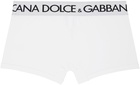 Dolce&Gabbana White Logo Boxers