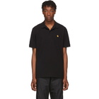 Carhartt Work In Progress Black Pique Chase Polo