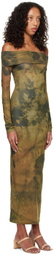 BINYA SSENSE Exclusive Brown Fuego Maxi Dress